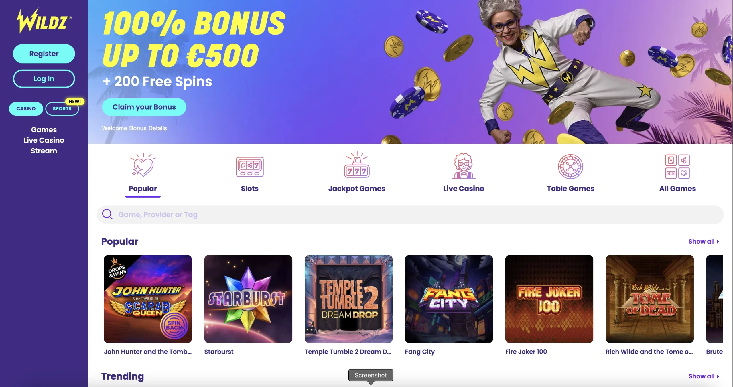 Blazingwildz games